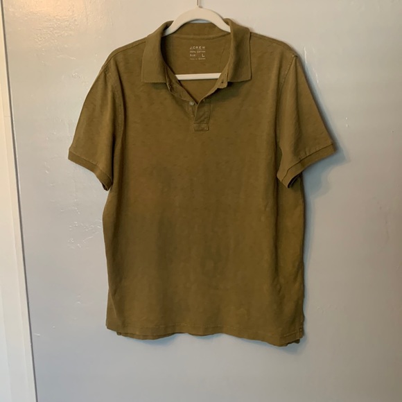 Men’s olive green J.Crew button down shirt - Picture 1 of 3
